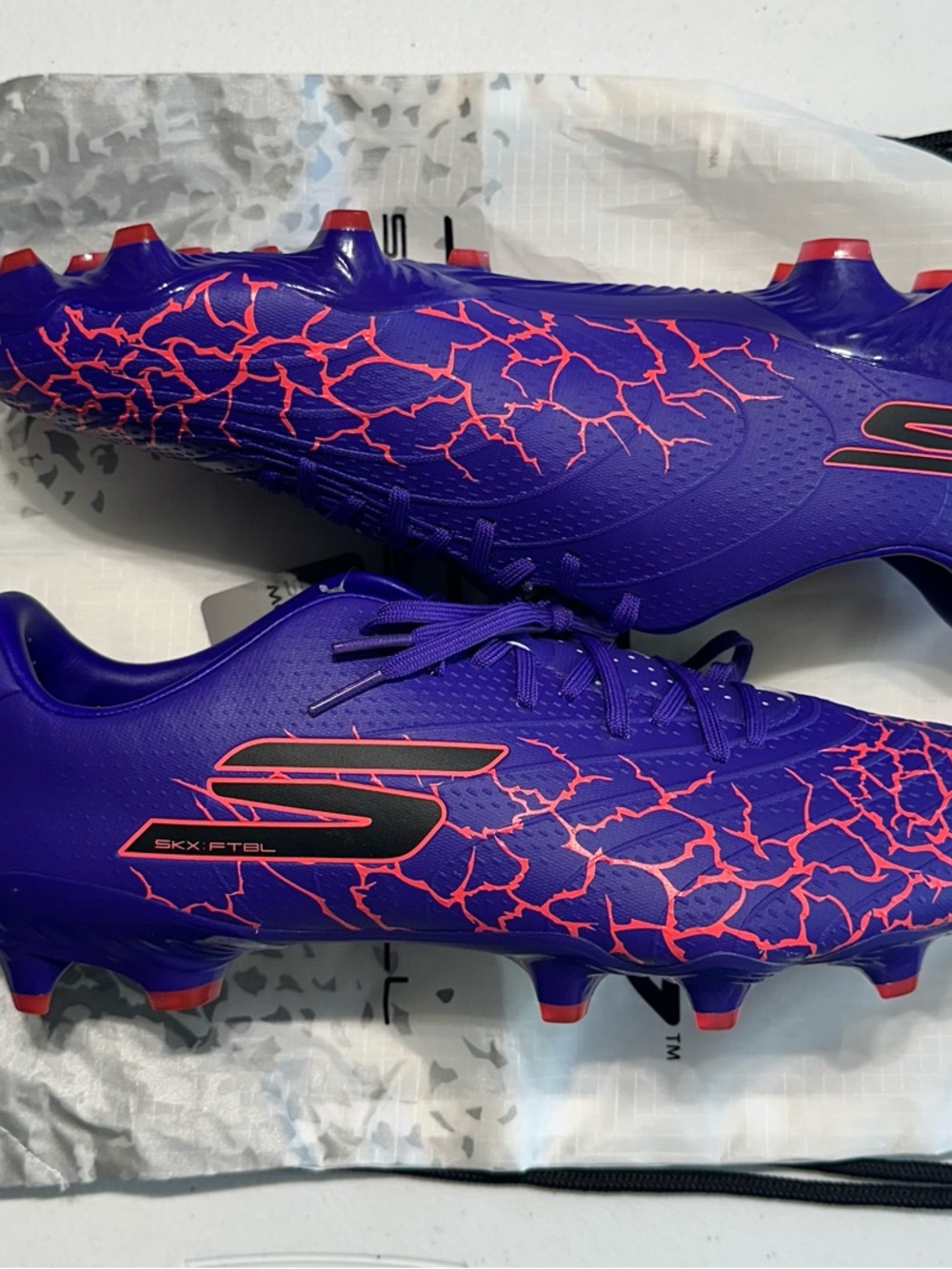 Skechers SKX 1.5 FG Soccer Cleats Purple Mens Size 11 Football Boots 252017 bag